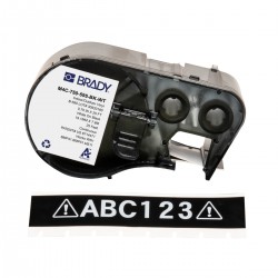 MC-750-595-BK-WT M410/BMP41/M510/BMP51/M511 Etiket Yazıcı Bandı