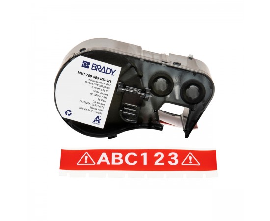 MC-750-595-RD-WT M410/BMP41/M510/BMP51/M511 Etiket Yazıcı Bandı MC-750-595-RD-WT M410/BMP41/M510/BMP51/M511 Etiket Yazıcı Bandı