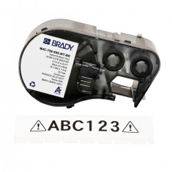 MC-750-595-WT-BK M410/BMP41/M510/BMP51/M511 Etiket Yazıcı Bandı