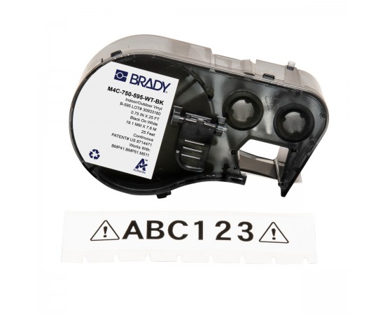 MC-750-595-WT-BK M410/BMP41/M510/BMP51/M511 Etiket Yazıcı Bandı MC-750-595-WT-BK M410/BMP41/M510/BMP51/M511 Etiket Yazıcı Bandı