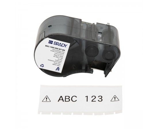 MC-1500-595-WT-BK M510/BMP51/M511 Etiket Yazıcı Bandı MC-1500-595-WT-BK M510/BMP51/M511 Etiket Yazıcı Bandı