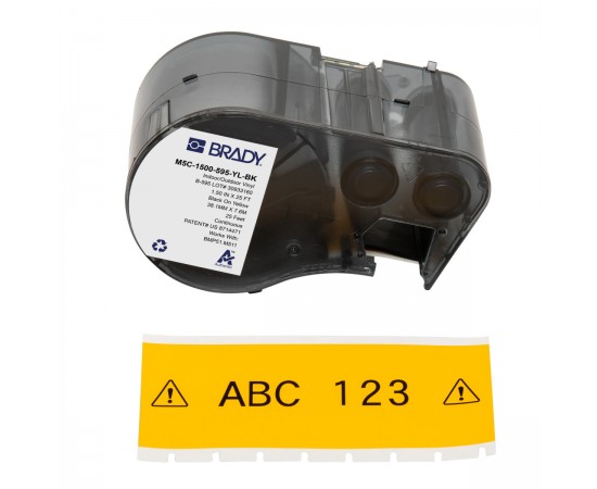 MC-1500-595-YL-BK M510/BMP51/M511 Etiket Yazıcı Bandı MC-1500-595-YL-BK M510/BMP51/M511 Etiket Yazıcı Bandı