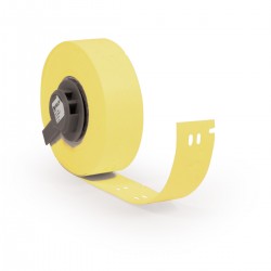 M6-10X75-7643-YL M611, M610 ve M710 için Poliüretan Yapışkansız Kablo Etiketi