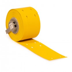M6-25x75-348-YL M610 için Taşıyıcısız Toplu Taşıma Yapışkansız Kablo Etiketi