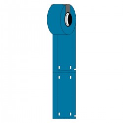 M6-25x75-7643-BL M611 ve M610 için taşıyıcısız B-7643 yapışkansız kablo etiketleri