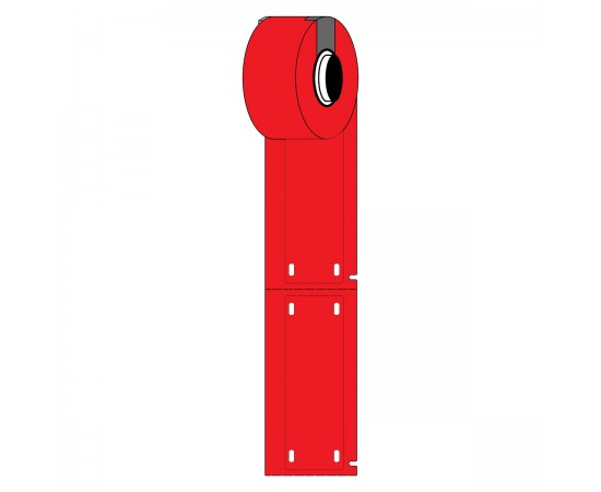 M6-25x75-B7598-RD M611 ve M610 için Taşıyıcısız Polyester Yapışkansız Kablo Etiketi M6-25x75-B7598-RD M611 ve M610 için Taşıyıcısız Polyester Yapışkansız Kablo Etiketi