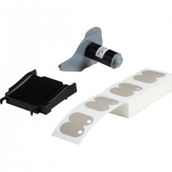 M7-110-145-GY M710 ve BMP71 için Oval Yapışkansız Etiketler
