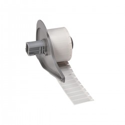 M7-15-428 M710 ve BMP71 için Metalize Mat Gri Polyester Etiketler