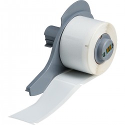 M7-22-428 M710 ve BMP71 için Metalize Mat Gri Polyester Etiketler