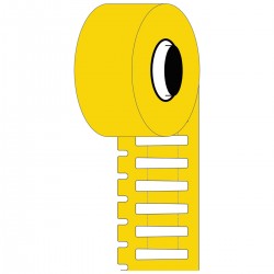 M7-10x4.4-7696-YL M710 Sert DuraSleeve Kablo İşaretleme Kartları