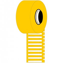 M7-23x4.4-7696-YL M710 Sert DuraSleeve Kablo İşaretleme Kartları