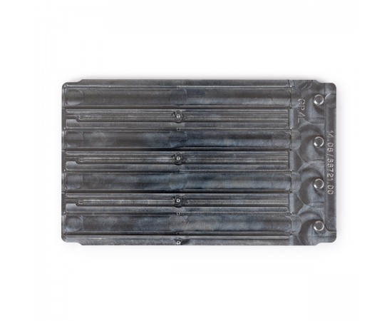 PIAST.ENTRELEC ALLUM. (1 PZ.) ABB/EN terminal blokları için 4 ağaçlı alüminyum plaka PIAST.ENTRELEC ALLUM. (1 PZ.) ABB/EN terminal blokları için 4 ağaçlı alüminyum plaka