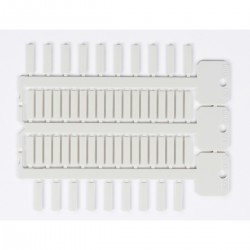 TAG -4 18 WHITE 4x18 mm 3 ağaçlı beyaz ACS yapışkansız etiket