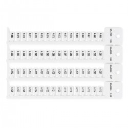 TERMINAL BLOCK TAG, PH, 5X10 Terminal blok yapışkansız etiketi WA PH EN HA 5X10