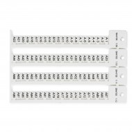 TERMINAL BLOCK TAG, WI, 5X9-5 SS WI TE 5X8.6-5 modülü için terminal blok yapışkansız etiketi