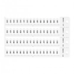 TAG 4X12 -4 STICKS WHITE/2048 Beyaz 4x12 4 ağaçlı yapışkansız etiket