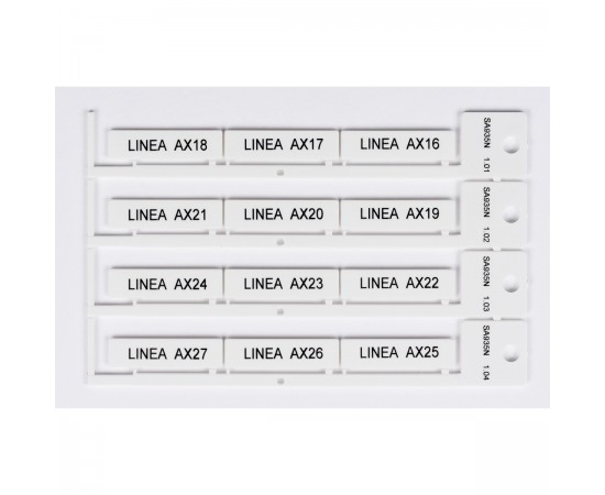 TAG 9X35 FOR SAT935 WHITE SAT935 için yapışkansız beyaz etiket 9x35 TAG 9X35 FOR SAT935 WHITE SAT935 için yapışkansız beyaz etiket 9x35