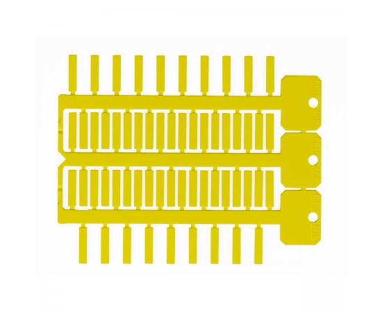 TAG -4 18 YELLOW 4x18 mm 3 ağaçlı sarı ACS yapışkansız etiket TAG -4 18 YELLOW 4x18 mm 3 ağaçlı sarı ACS yapışkansız etiket