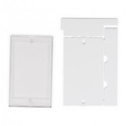 KIT NAME PLATE 2 WHITE Tip 2 beyaz kontrol paneli plaka seti