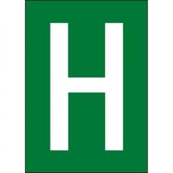 NL7541A4GR-H DIN A4 boyutunda sayılar ve harfler