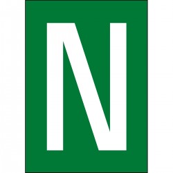 NL7541A4GR-N DIN A4 boyutunda sayılar ve harfler