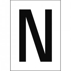 NL7541A4WH-N DIN A4 boyutunda sayılar ve harfler