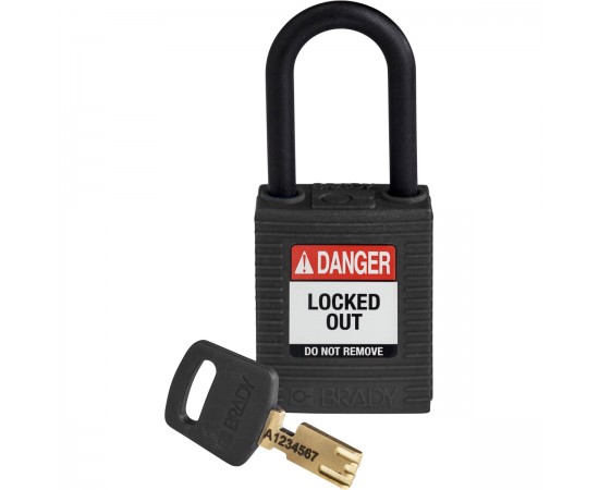 NYL-BLK-38PL-KD SafeKey Asma Kilitleri — Naylon NYL-BLK-38PL-KD SafeKey Asma Kilitleri — Naylon