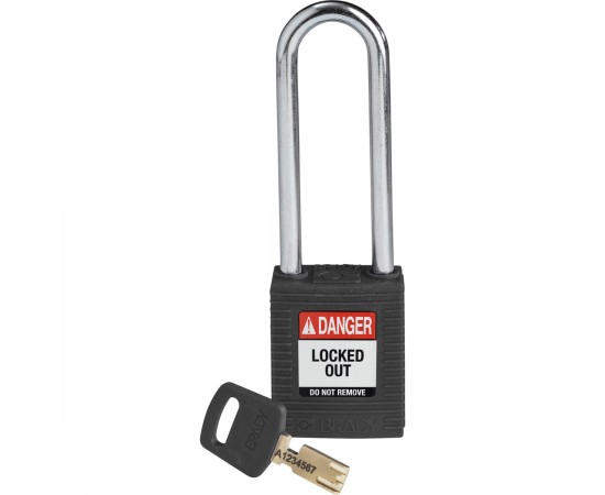 NYL-BLK-76ST-KD SafeKey Asma Kilitleri — Naylon NYL-BLK-76ST-KD SafeKey Asma Kilitleri — Naylon