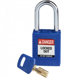 NYL-BLU-38ST-KD SafeKey Asma Kilitleri — Naylon