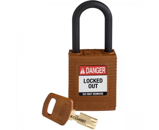 NYL-BRN-38PL-KD SafeKey Asma Kilitleri — Naylon NYL-BRN-38PL-KD SafeKey Asma Kilitleri — Naylon