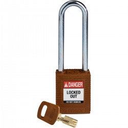 NYL-BRN-76ST-KD SafeKey Asma Kilitleri — Naylon