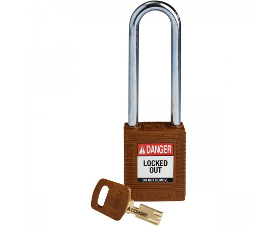 NYL-BRN-76ST-KD SafeKey Asma Kilitleri — Naylon NYL-BRN-76ST-KD SafeKey Asma Kilitleri — Naylon