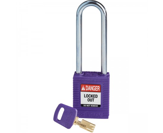 NYL-PRP-76ST-KD SafeKey Asma Kilitleri — Naylon NYL-PRP-76ST-KD SafeKey Asma Kilitleri — Naylon