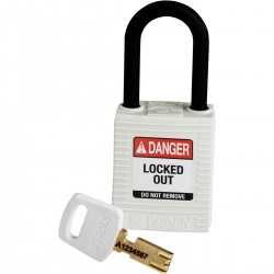 NYL-WHT-38PL-KD SafeKey Asma Kilitleri — Naylon