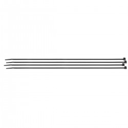 NYTIE-3.5X370-BK Naylon Tel ve Kablo Bağları
