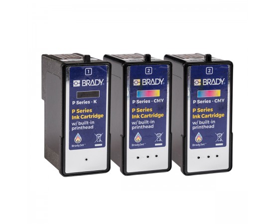 P-2CMY1K BradyJet™ J7300 Renkli Etiket Yazıcısı (2x CMY, 1x K) için Çoklu Mürekkep Paketi P-2CMY1K BradyJet™ J7300 Renkli Etiket Yazıcısı (2x CMY, 1x K) için Çoklu Mürekkep Paketi