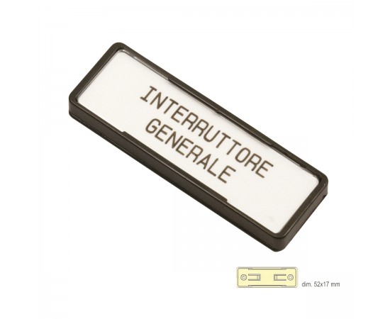 TAG HOLDER 17X52 NADH T1549B için 17x52 yapışkan olmayan plaka tutucu TAG HOLDER 17X52 NADH T1549B için 17x52 yapışkan olmayan plaka tutucu