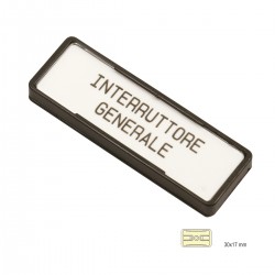TAG HOLDER 17X30 NON ADHESIVE T1527B için 17X30 yapışkansız plaka tutucu