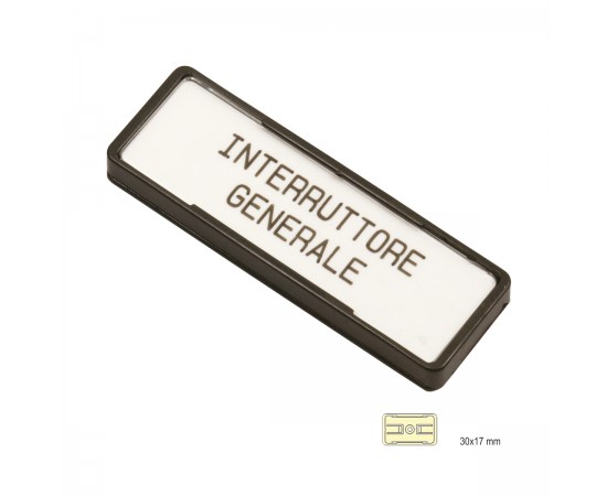 TAG HOLDER 17X30 NON ADHESIVE T1527B için 17X30 yapışkansız plaka tutucu