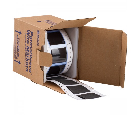 3PS-1500-2-BK-S PermaSleeve Tel İşaretleme Makaronları 3PS-1500-2-BK-S PermaSleeve Tel İşaretleme Makaronları