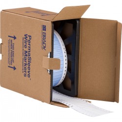 PS-125-150-WT 76 mm Kukalı PermaSleeve Polyolefin Tel İşaretleme Makaronları