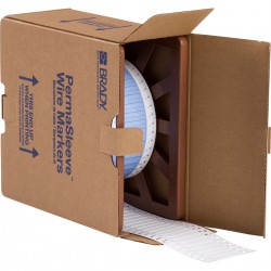 PS-125-2-WT-3 PermaSleeve Tel İşaretleme Makaronları