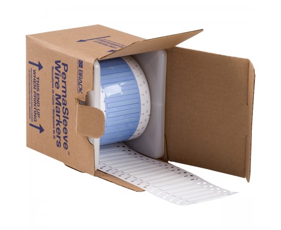 PS-125-2-WT-S-2 PermaSleeve Tel İşaretleme Makaronları PS-125-2-WT-S-2 PermaSleeve Tel İşaretleme Makaronları