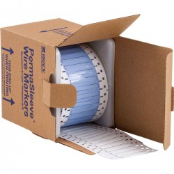 PS-125-2-WT-S PermaSleeve Tel İşaretleme Makaronları
