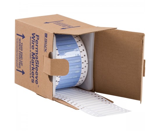 PS-125-2-WT-S-4 PermaSleeve Tel İşaretleme Makaronları PS-125-2-WT-S-4 PermaSleeve Tel İşaretleme Makaronları