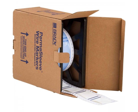 3PS-1500-2-WT PermaSleeve Tel İşaretleme Makaronları 3PS-1500-2-WT PermaSleeve Tel İşaretleme Makaronları