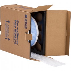 3PS-187-2-WT-2 76 mm Kukalı PermaSleeve Polyolefin Tel İşaretleme Makaronları