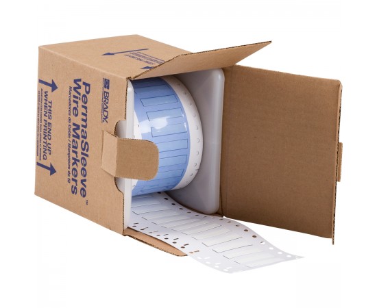 PS-187-150-WT-S-4 PermaSleeve Tel İşaretleme Makaronları PS-187-150-WT-S-4 PermaSleeve Tel İşaretleme Makaronları