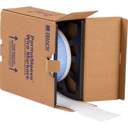 PS-187-2-WT-3 PermaSleeve Tel İşaretleme Makaronları