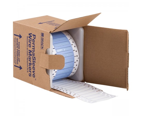PS-187-2-WT-S-2 PermaSleeve Tel İşaretleme Makaronları PS-187-2-WT-S-2 PermaSleeve Tel İşaretleme Makaronları